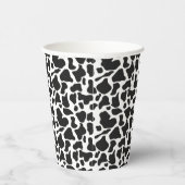 白黒ファームカウスポット誕生日 紙コップ (右)