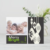 白黒ファームハウスメリーブライトファミリーフォト シーズンカード (スタンド正面)