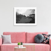 白黒フィクション絵画ズ キャンバスプリント (インサイチュ (リビング))