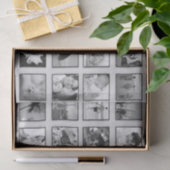 白黒フィルター付きフォトコラージュ 薄葉紙 (ギフト)