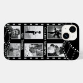 白黒フィルムリールのカスタム写真 Case-Mate iPhoneケース (裏面 (横))