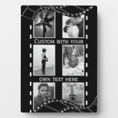 白黒フィルムリール フォトプラーク (正面)