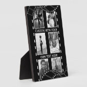 白黒フィルムリール フォトプラーク (側面)