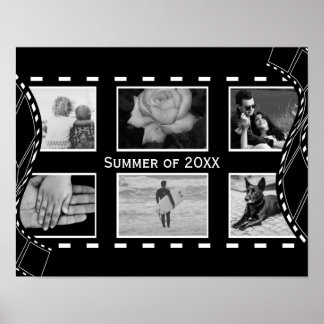 白黒フィルムリール ポスター