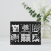 白黒フィルムリール ポストカード (スタンド正面)