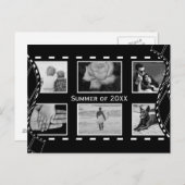 白黒フィルムリール ポストカード (正面/裏面)