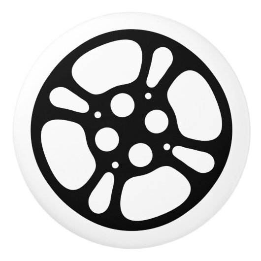 白黒フィルム巻き枠 セラミックノブ (正面)