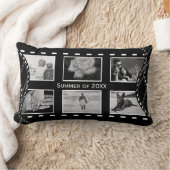 白黒フィルム巻き枠 ランバークッション (ブランケット)