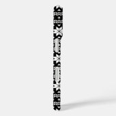 白黒フェアアイルクリスマスセータープリント Case-Mate iPhoneケース (裏面 / 右)