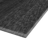 白黒フェイクスパークレス素朴な木モノグラム カッティングボード (角)