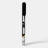白黒フェイク大理石iPhoneケーパーソナライズされたス Case-Mate iPhoneケース (裏面 / 右)