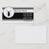 白黒フェイルカブトムシのバグの名刺 名刺 (正面/裏面)