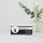 白黒フェイルカブトムシのバグの名刺 名刺 (スタンド正面)