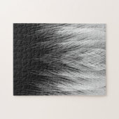 白黒フェザーパズル ジグソーパズル (横)