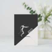 白黒フェンシング ポストカード (スタンド正面)