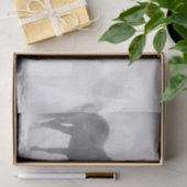 白黒フェードアウトの馬 薄葉紙 (ギフト)