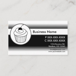 白黒フェードカップケカスタムーキ名刺 名刺