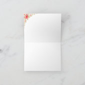 白黒フォトの卒業サンキューカード サンキューカード (内部)