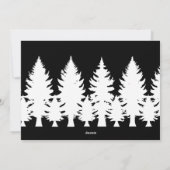 白黒フォトクリスマモダンス シーズンカード (裏面)