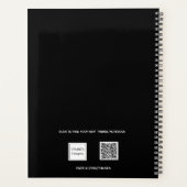 白黒フォトコラージュアポイントメント2026 プランナー手帳 (裏面)