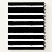 白黒フォトコラージュファミリーレシピ ノートブック (裏面)