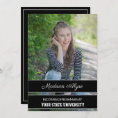 白黒フォトトランクパーティー 招待状 (正面/裏面)