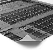 白黒フォトトロントカナダ ポスター (角)