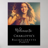 白黒フォトバチェロレッテ歓迎 ポスター (正面)