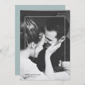 白黒フォトミニマル主義者 セーブザデート (正面/裏面)