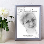 白黒フォトメモリーサービス親愛の内容 ポスター