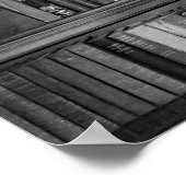 白黒フォトヴィンテージブック ポスター (角)