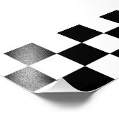 白黒フォト卒業シグネチャーポスター フォトプリント            (角)