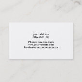 白黒フォト建築機器 名刺 (裏面)