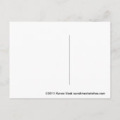 白黒フォト救バラ – 最新のポストカード 案内ポストカード (裏面)