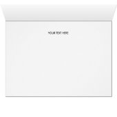 白黒フォト結婚のサンキューカード (内部横(下))