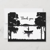 白黒フォーエバー魚釣り追悼式 サンキューカード (正面)