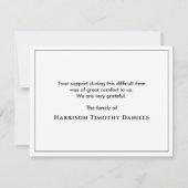 白黒フォーエバー魚釣り追悼式 サンキューカード (裏面)