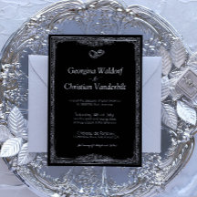 白黒フォーマルミニマシンプルリス結婚ト