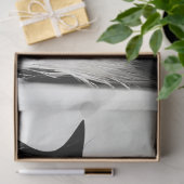 白黒フューリーシルエットキャットデカップページ 薄葉紙 (ギフト)