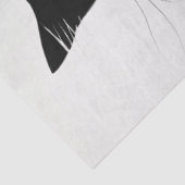 白黒フューリーシルエットキャットデカップページ 薄葉紙 (詳細)