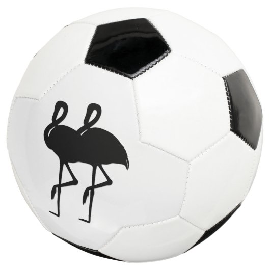 白黒フラミンゴ サッカーボール (3/4)