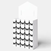 白黒フランスの（紋章の）フラ・ダ・リパーティーの好意ボックス フェイバーボックス (オープン)