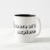 白黒フランス人のスノアの探索者 ツートーンマグカップ (正面右)