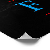 白黒フリーダムアメリカン・イーグル・ポスター ポスター (角)