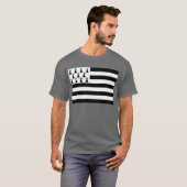 白黒フリーダムパトリオデザイン Tシャツ (正面フル)