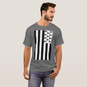 白黒フリーダムパトリオデザイン Tシャツ (正面フル)