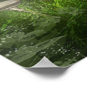 白黒フレーム絵を描オ馬 ポスター (角)