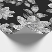 白黒フローズン ラッピングペーパー (角)