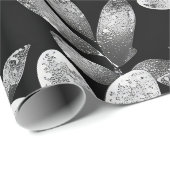 白黒フローズン ラッピングペーパー (ロールコーナー)