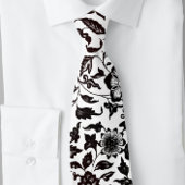 白黒フローラと離れのネクタイ ネクタイ